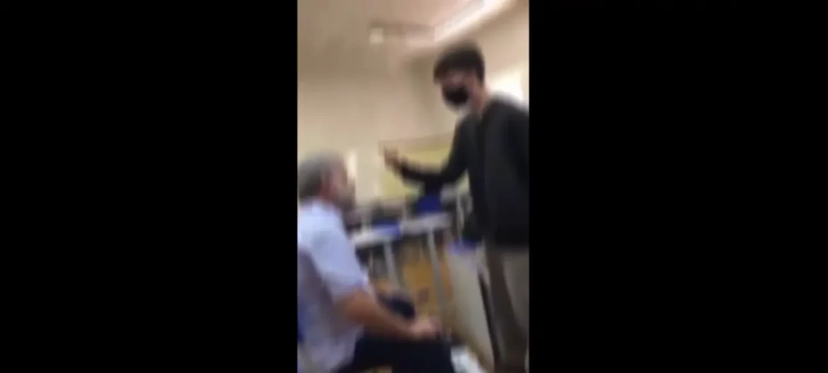 Aluno de Assis ameaça professor e tenta derruba-lo da cadeira Assis